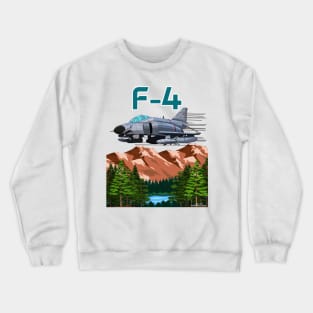 F4 Phantom Supersonic Jet Military Armed Forces Novelty Gift Crewneck Sweatshirt